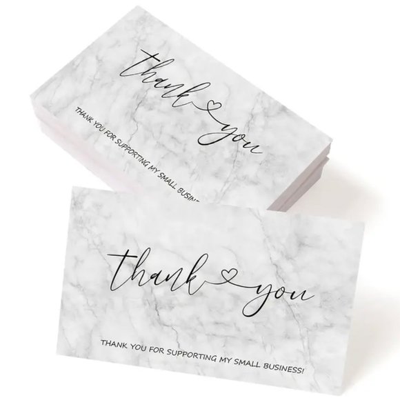 50pcs Thank You Cards - Picture 1 of 3